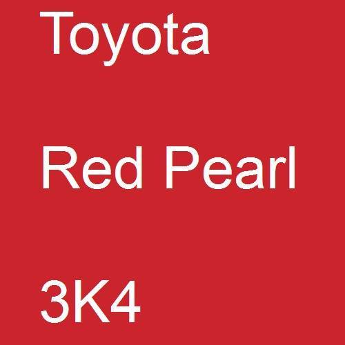 Toyota, Red Pearl, 3K4.